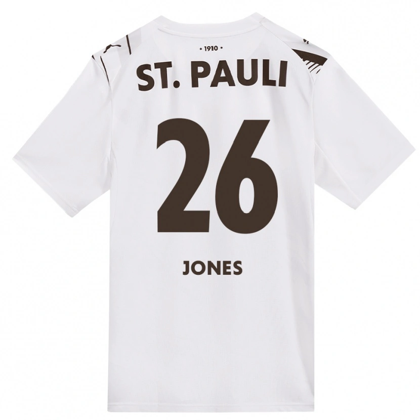 Danxen Homme Maillot Ricky-Jade Jones #26 Café Blanc Rouge Tenues Extérieur 2026/27 T-Shirt