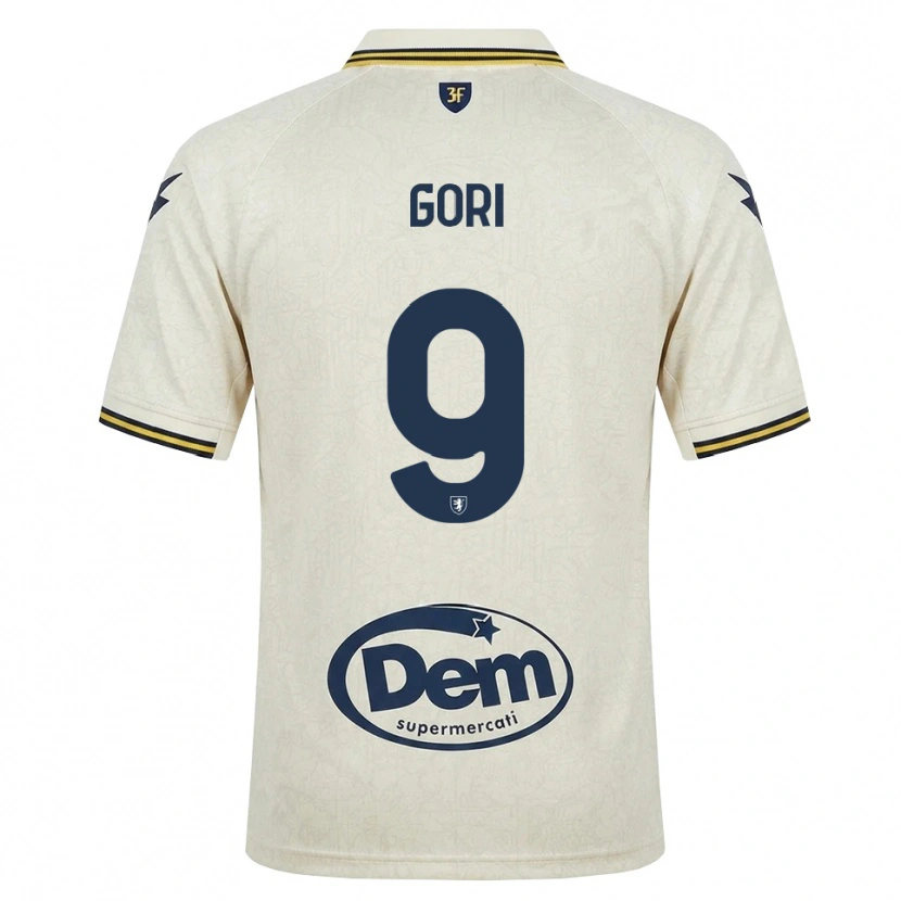 Danxen Homme Maillot Lorenzo Gori #9 Vieux Dentelle Jaune Noir Tenues Extérieur 2026/27 T-Shirt