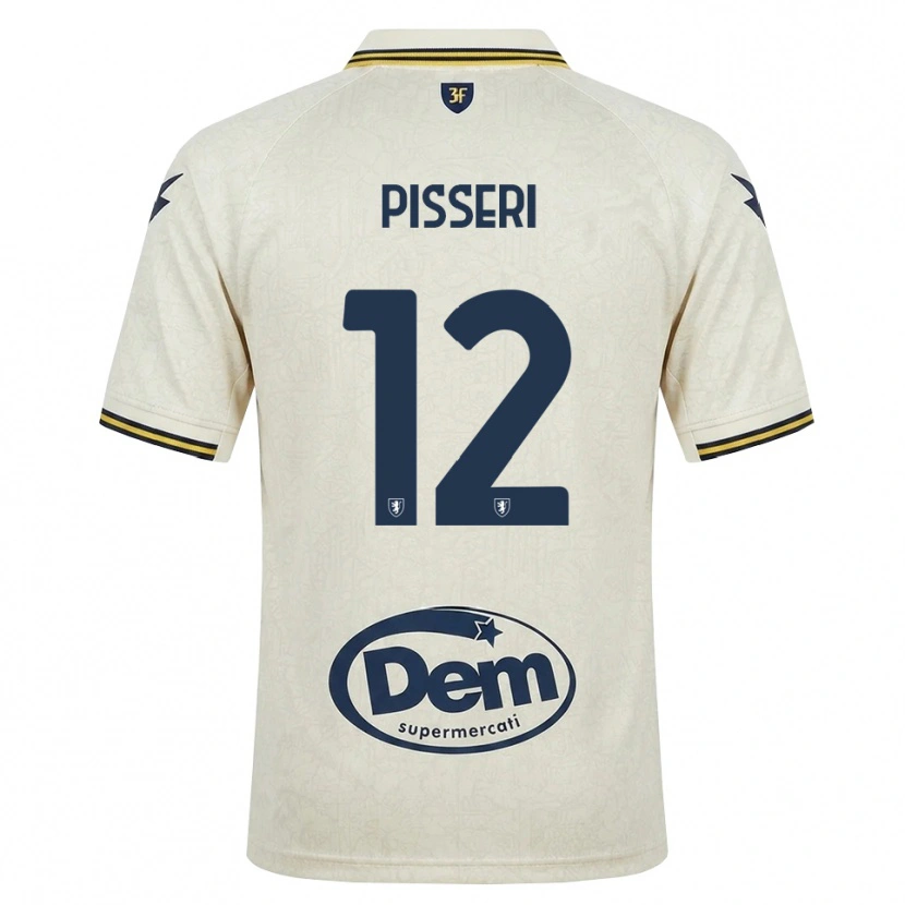 Danxen Homme Maillot Matteo Pisseri #12 Vieux Dentelle Jaune Noir Tenues Extérieur 2026/27 T-Shirt