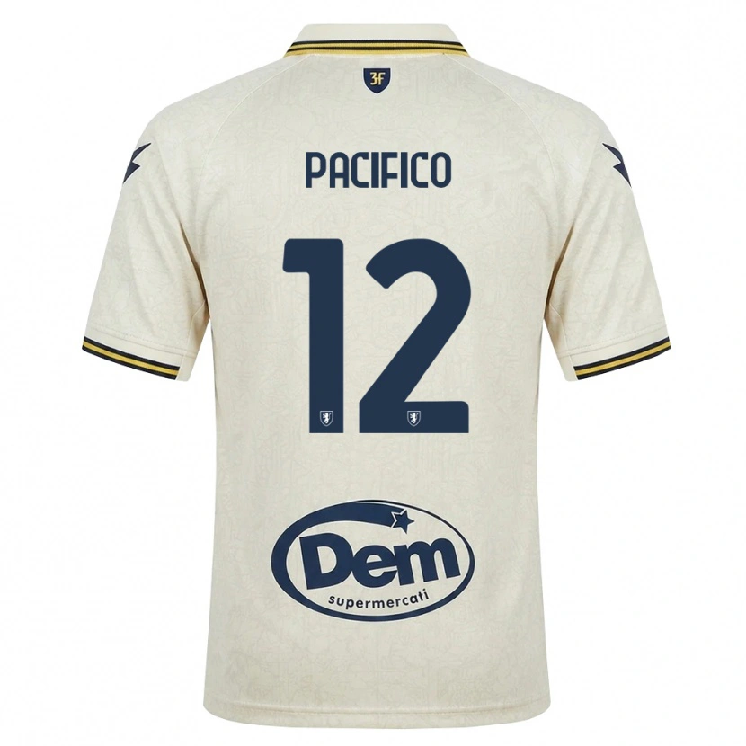 Danxen Homme Maillot Federico Pacifico #12 Vieux Dentelle Jaune Noir Tenues Extérieur 2026/27 T-Shirt