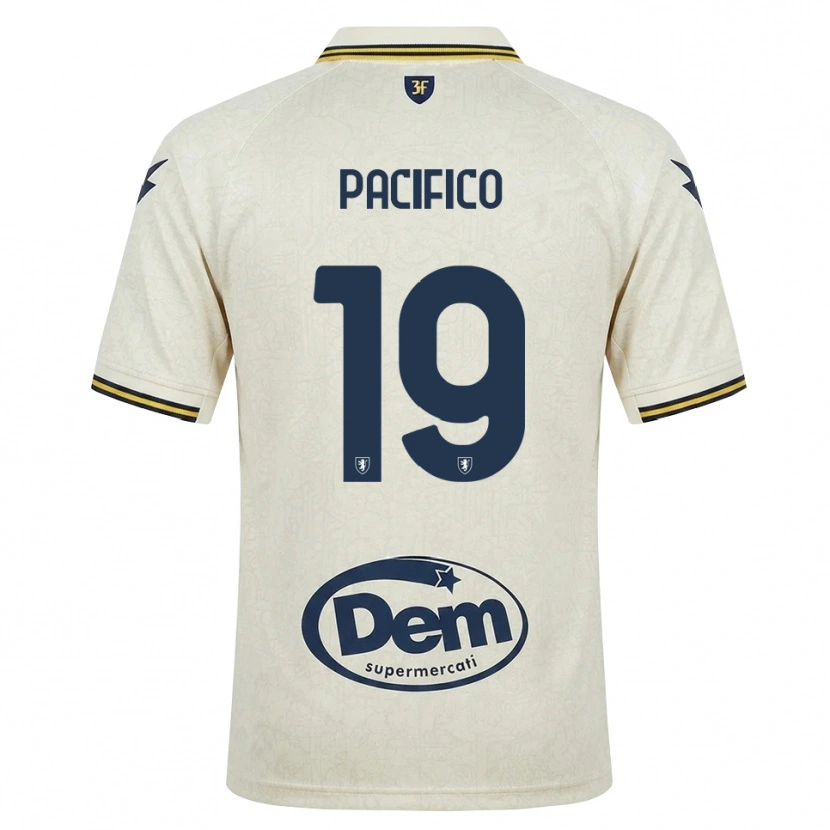 Danxen Homme Maillot Flavio Pacifico #19 Vieux Dentelle Jaune Noir Tenues Extérieur 2026/27 T-Shirt