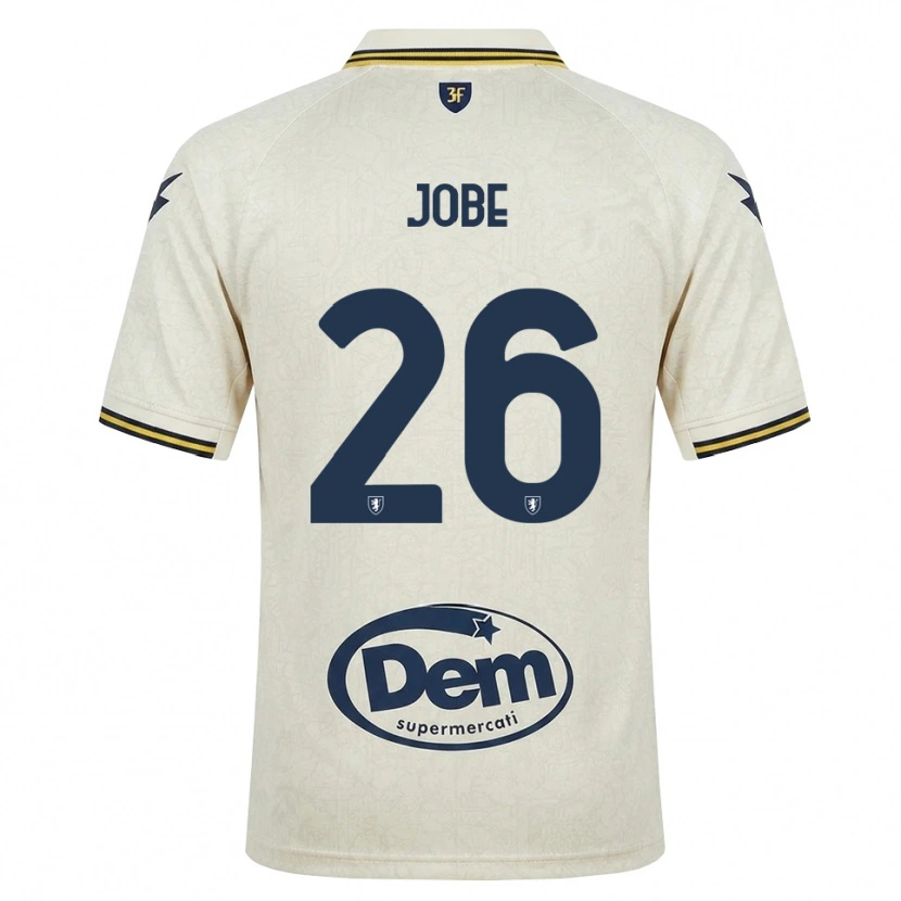 Danxen Homme Maillot Amadou Jobe #26 Vieux Dentelle Jaune Noir Tenues Extérieur 2026/27 T-Shirt