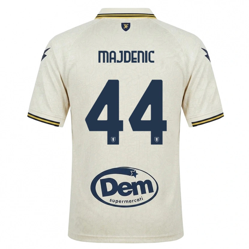Danxen Homme Maillot Fran Majdenic #44 Vieux Dentelle Jaune Noir Tenues Extérieur 2026/27 T-Shirt