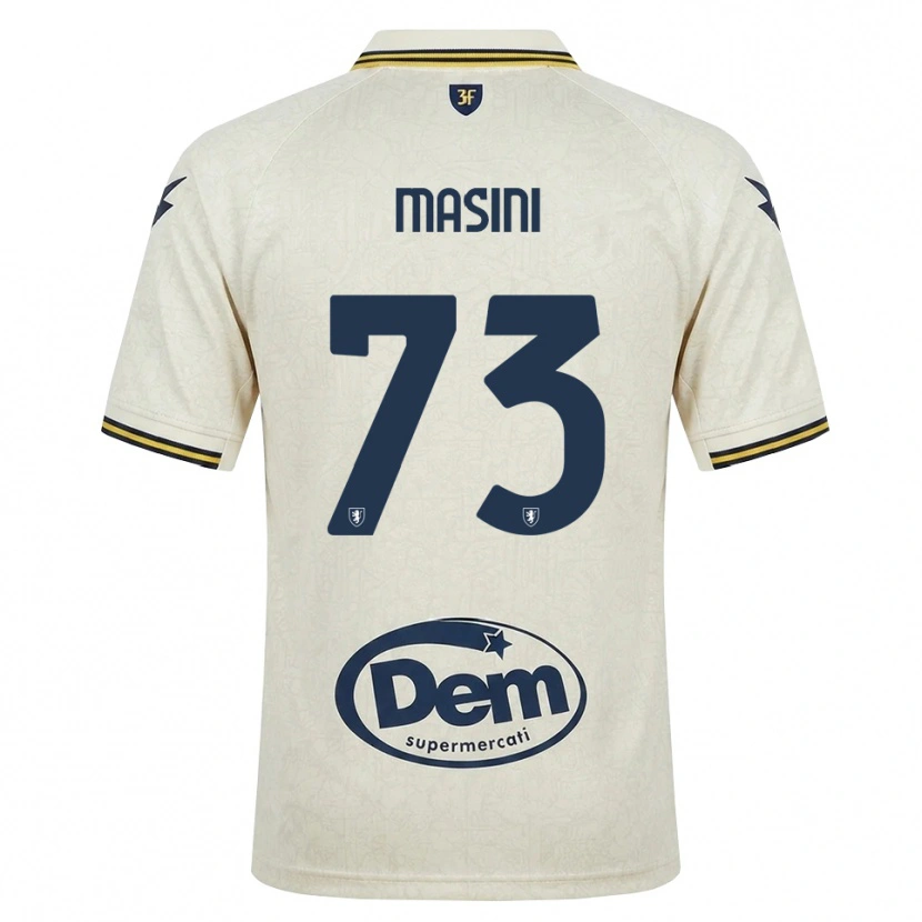 Danxen Homme Maillot Patrizio Masini #73 Vieux Dentelle Jaune Noir Tenues Extérieur 2026/27 T-Shirt
