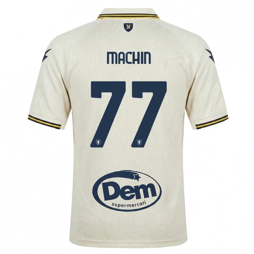 Danxen Homme Maillot José Machín #77 Vieux Dentelle Jaune Noir Tenues Extérieur 2026/27 T-Shirt