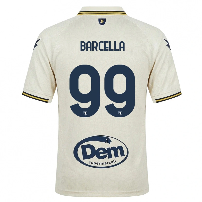 Danxen Homme Maillot Kevin Barcella #99 Vieux Dentelle Jaune Noir Tenues Extérieur 2026/27 T-Shirt