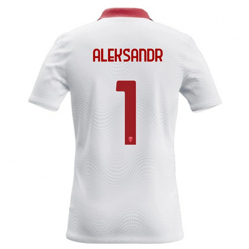 Danxen Homme Maillot Aleksandr Ballabio #1 Blanc Rouge Tenues Extérieur 2026/27 T-Shirt