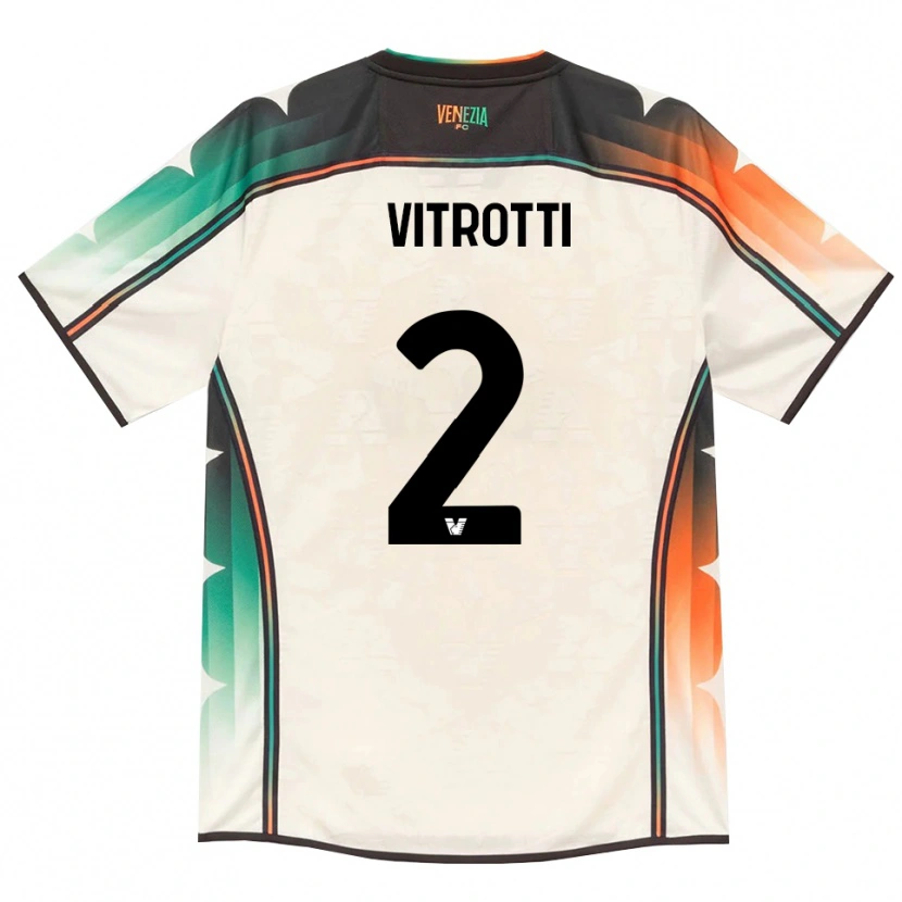 Danxen Homme Maillot Matteo Vitrotti #2 Vieux Dentelle Orange Vert Tenues Extérieur 2026/27 T-Shirt