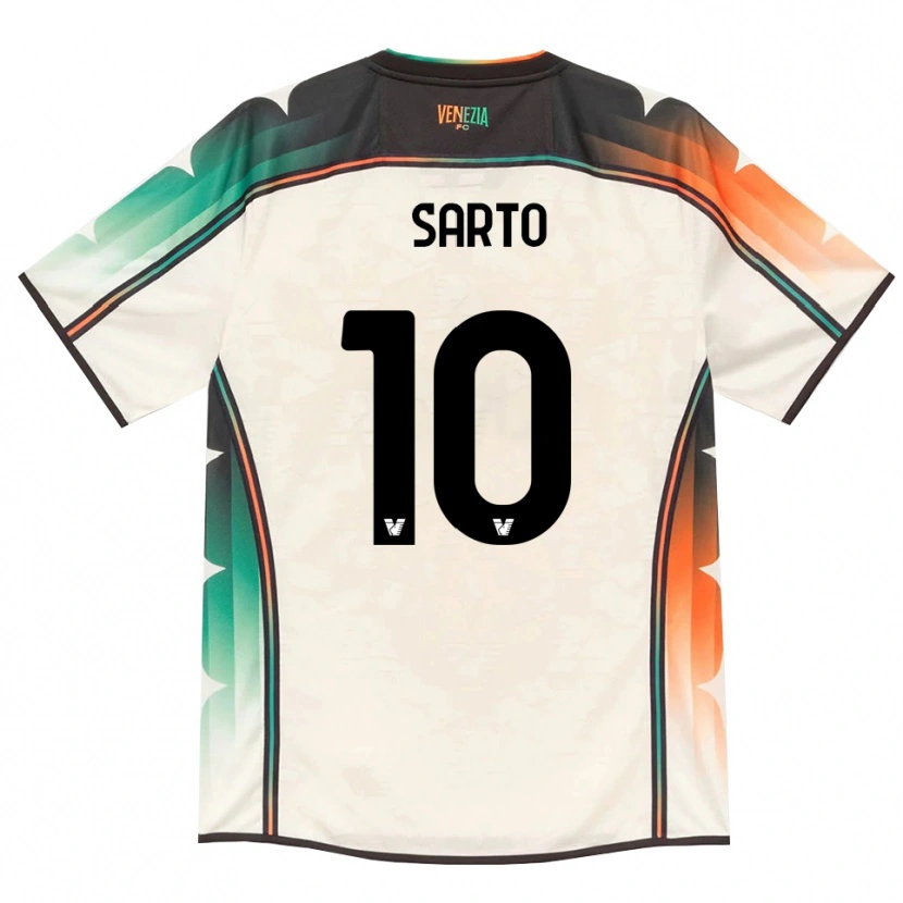 Danxen Homme Maillot Gabriel Sarto #10 Vieux Dentelle Orange Vert Tenues Extérieur 2026/27 T-Shirt