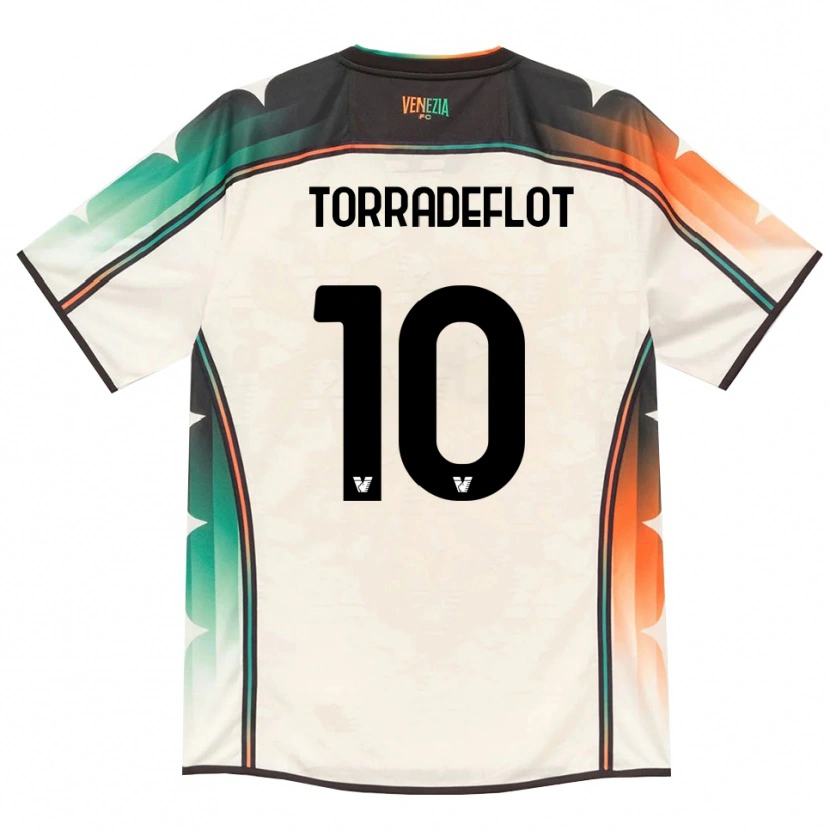 Danxen Homme Maillot Queral Torradeflot #10 Vieux Dentelle Orange Vert Tenues Extérieur 2026/27 T-Shirt