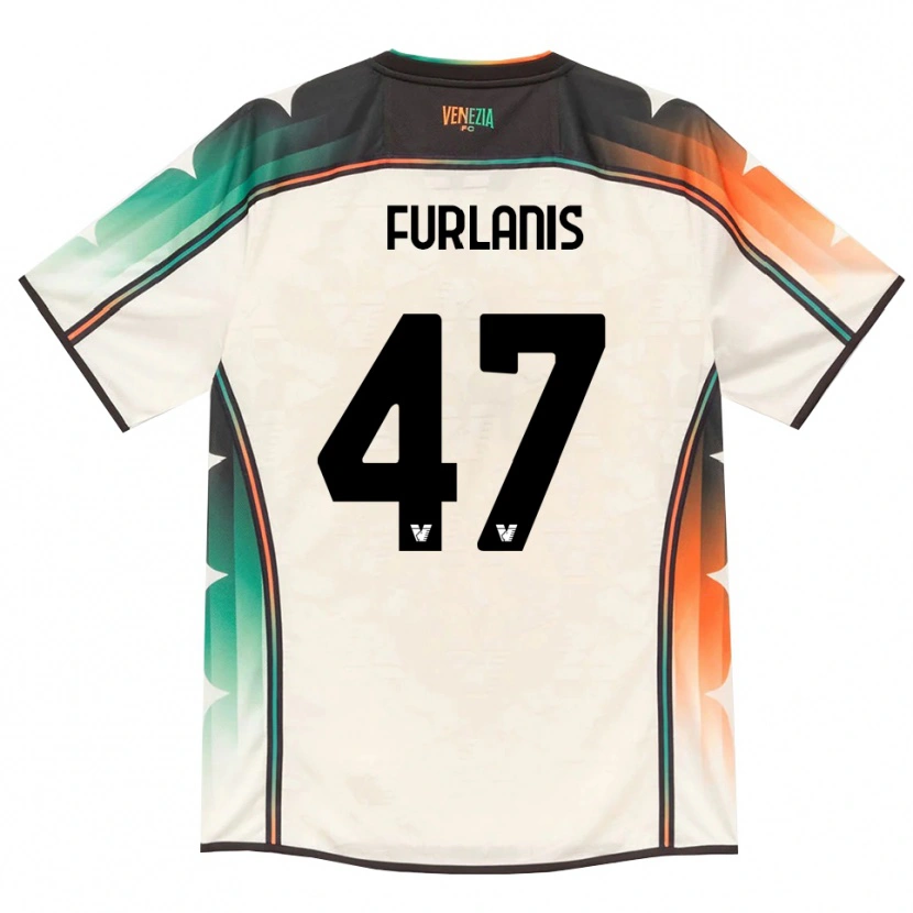 Danxen Homme Maillot Giorgia Furlanis #47 Vieux Dentelle Orange Vert Tenues Extérieur 2026/27 T-Shirt