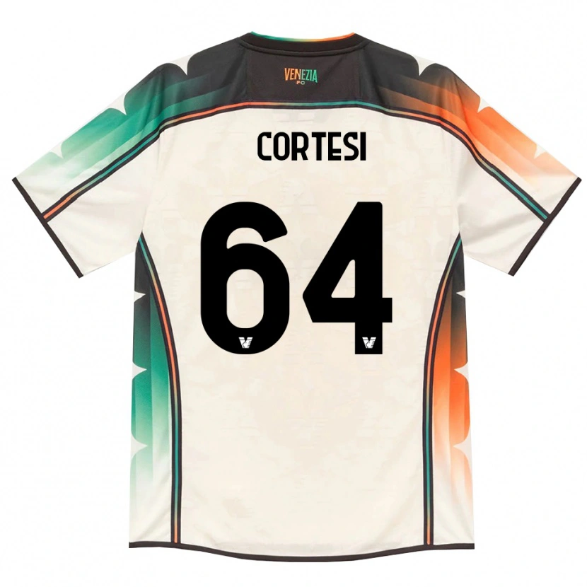 Danxen Homme Maillot Serena Cortesi #64 Vieux Dentelle Orange Vert Tenues Extérieur 2026/27 T-Shirt