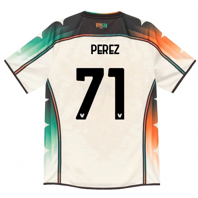 Danxen Homme Maillot Kike Pérez #71 Vieux Dentelle Orange Vert Tenues Extérieur 2026/27 T-Shirt