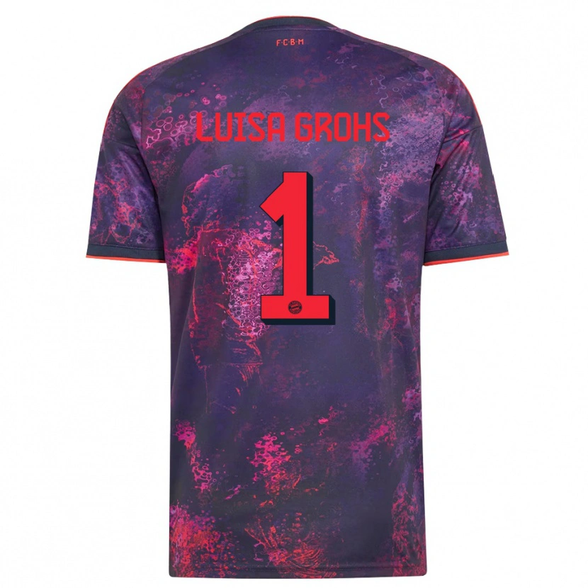 Danxen Homme Maillot Maria Luisa Grohs #1 Rouge Violet Troisieme 2026/27 T-Shirt