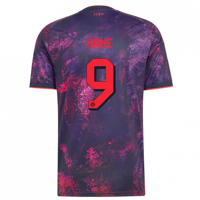 Danxen Homme Maillot Harry Kane #9 Rouge Violet Troisieme 2026/27 T-Shirt