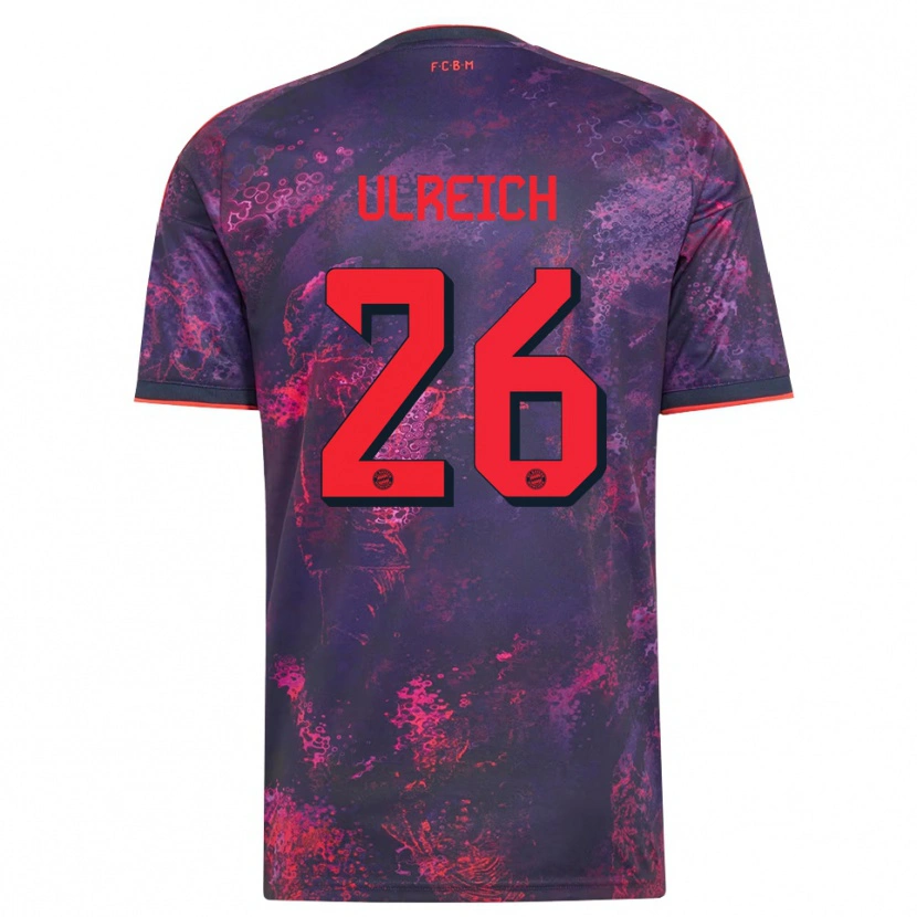 Danxen Homme Maillot Sven Ulreich #26 Rouge Violet Troisieme 2026/27 T-Shirt