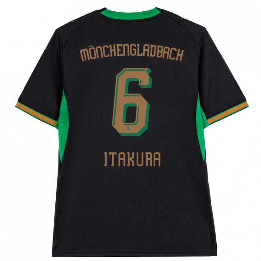 Danxen Femme Maillot Ko Itakura #6 Noir Orange Vert Marron Tenues Extérieur 2026/27 T-Shirt