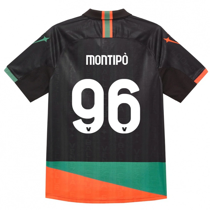 Danxen Femme Maillot Lorenzo Montipò #96 Noir Orange Vert Tenues Domicile 2026/27 T-Shirt