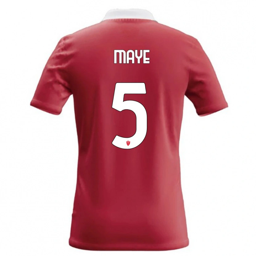 Danxen Femme Maillot Yvan Maye #5 Rouge Blanc Tenues Domicile 2026/27 T-Shirt
