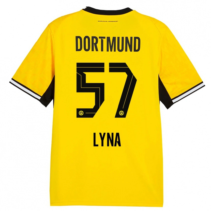 Danxen Femme Maillot Schwarz Lyna #57 Jaune Noir Blanc Tenues Domicile 2026/27 T-Shirt