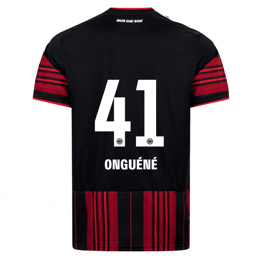 Danxen Femme Maillot Jérôme Onguéné #41 Noir Rouge Blanc Tenues Domicile 2026/27 T-Shirt
