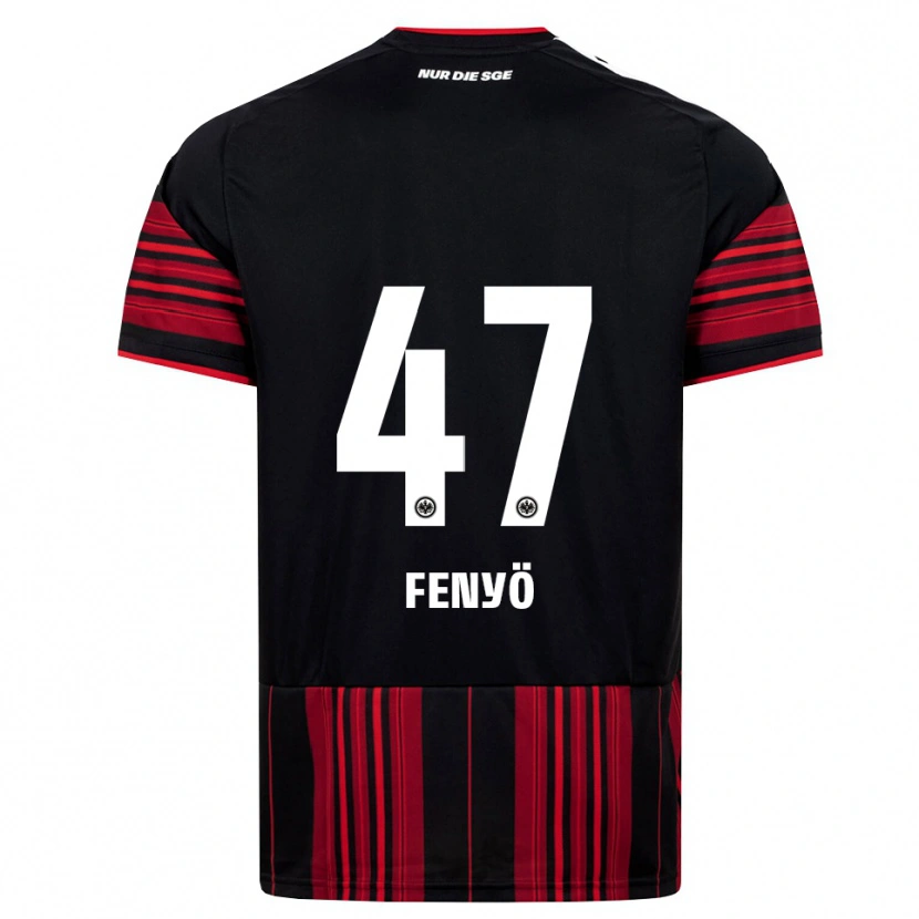 Danxen Femme Maillot Noah Fenyö #47 Noir Rouge Blanc Tenues Domicile 2026/27 T-Shirt