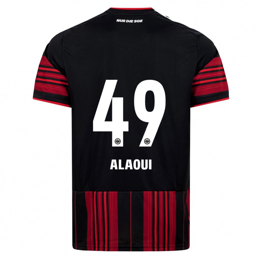 Danxen Femme Maillot Anas Alaoui #49 Noir Rouge Blanc Tenues Domicile 2026/27 T-Shirt
