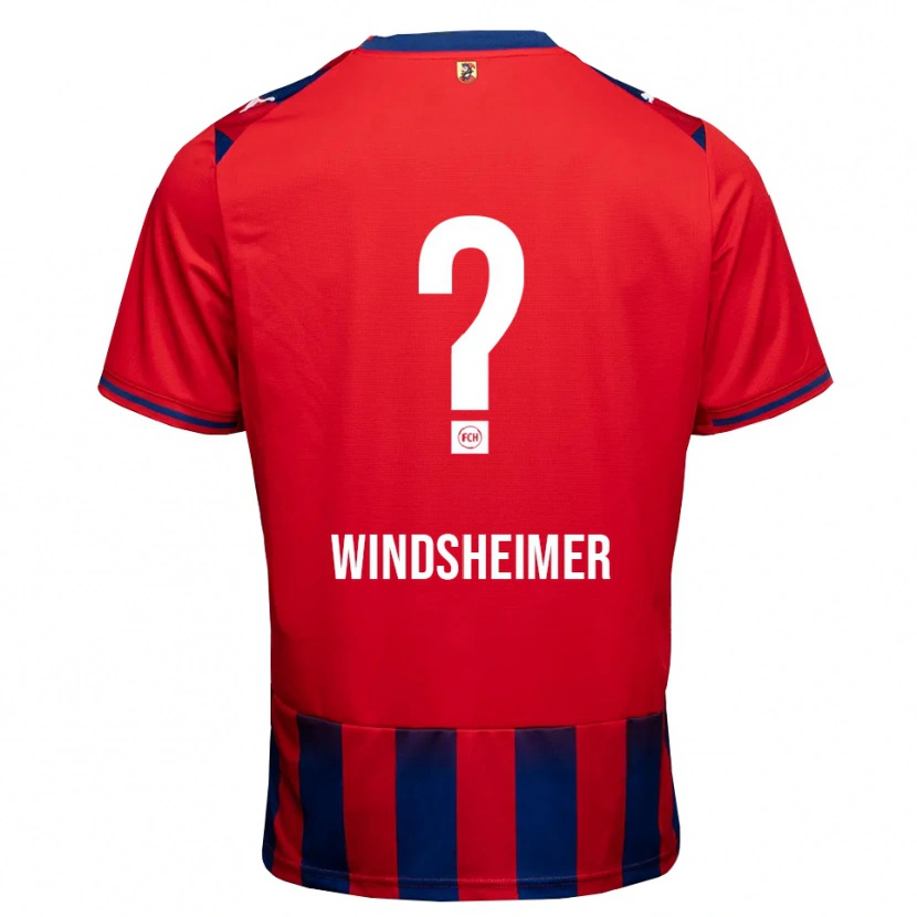 Danxen Femme Maillot Tim Windsheimer #0 Bleu Roi Blanc Rouge Tenues Domicile 2026/27 T-Shirt