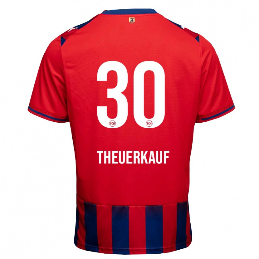 Danxen Femme Maillot Norman Theuerkauf #30 Bleu Roi Blanc Rouge Tenues Domicile 2026/27 T-Shirt