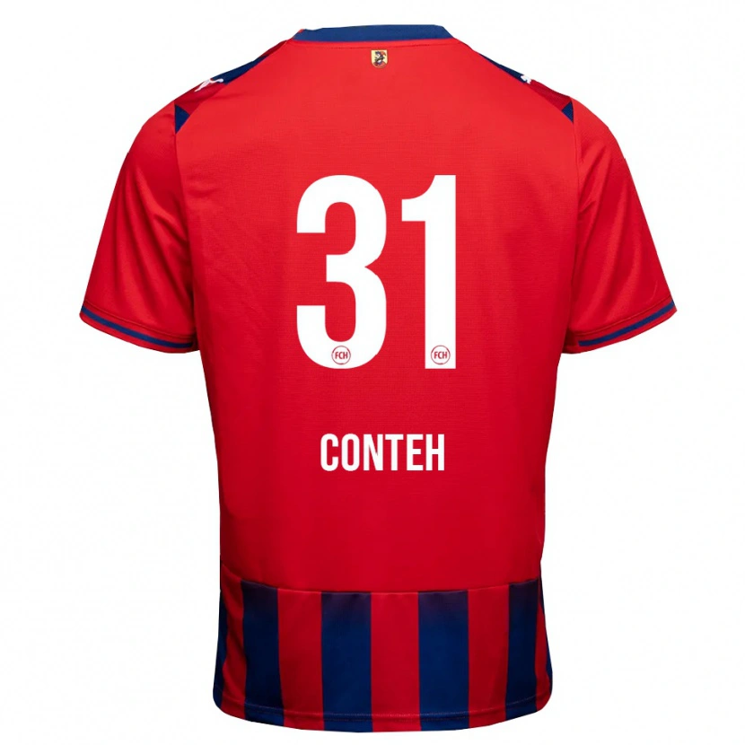 Danxen Femme Maillot Sirlord Conteh #31 Bleu Roi Blanc Rouge Tenues Domicile 2026/27 T-Shirt
