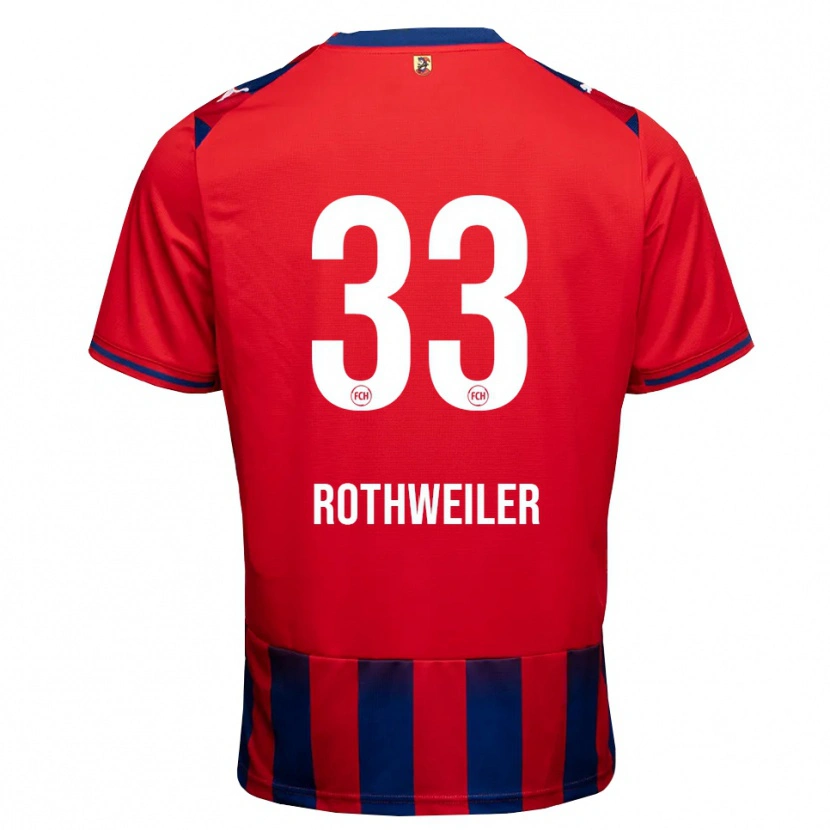 Danxen Femme Maillot Nick Rothweiler #33 Bleu Roi Blanc Rouge Tenues Domicile 2026/27 T-Shirt