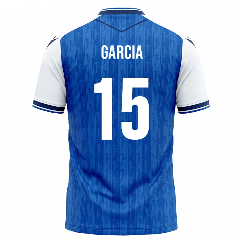 Danxen Femme Maillot Marta Cazalla Garcia #15 Bleu Roi Blanc Tenues Domicile 2026/27 T-Shirt