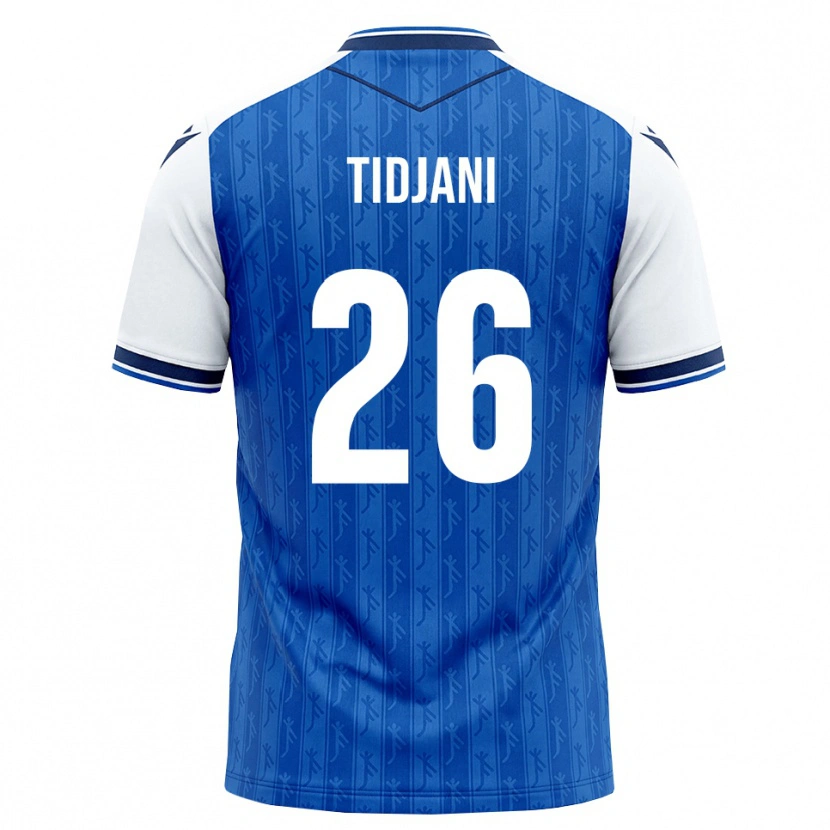 Danxen Femme Maillot Nouh Tidjani #26 Bleu Roi Blanc Tenues Domicile 2026/27 T-Shirt