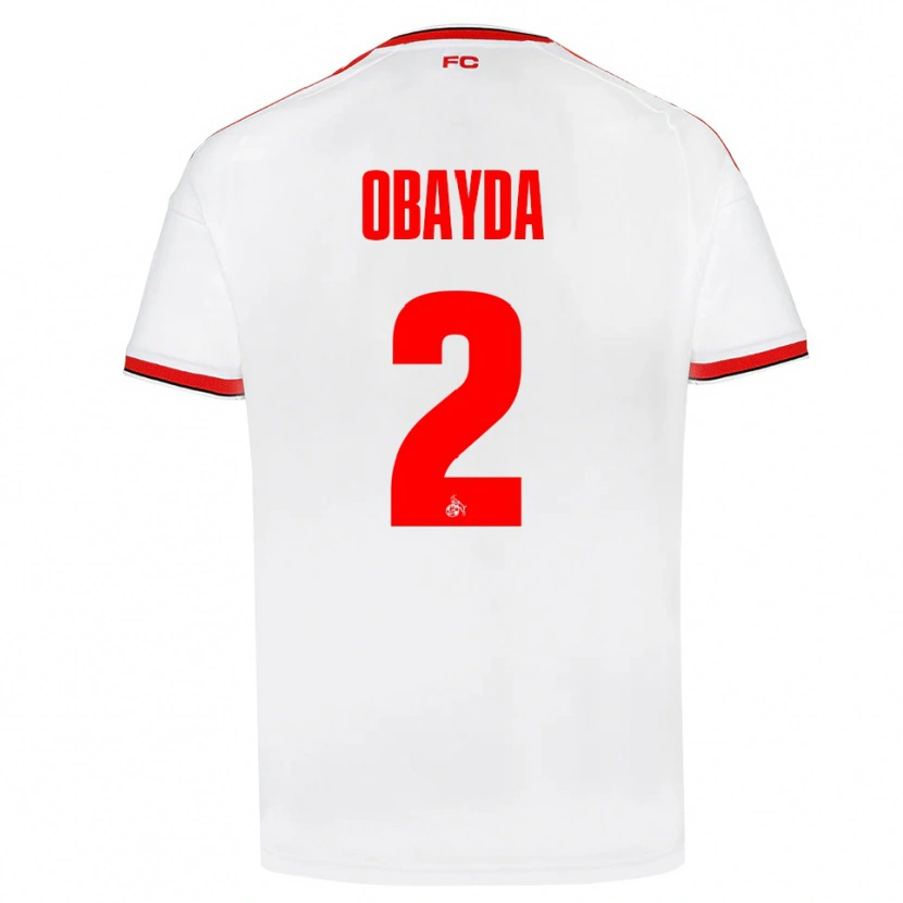 Danxen Femme Maillot Yazan Obayda #2 Blanc Rouge Noir Tenues Domicile 2026/27 T-Shirt