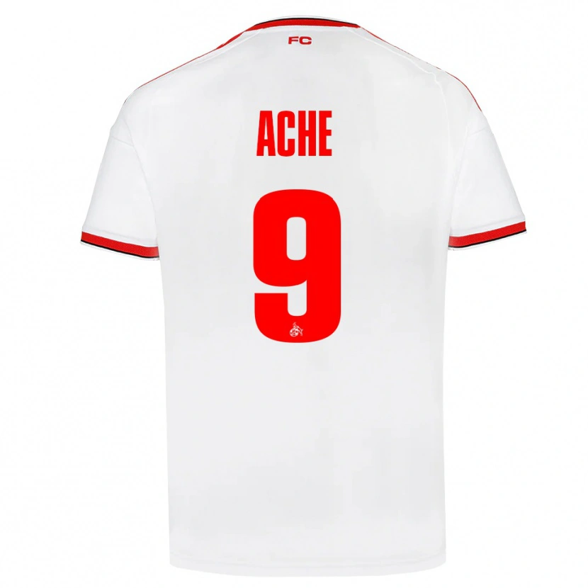 Danxen Femme Maillot Ragnar Ache #9 Blanc Rouge Noir Tenues Domicile 2026/27 T-Shirt