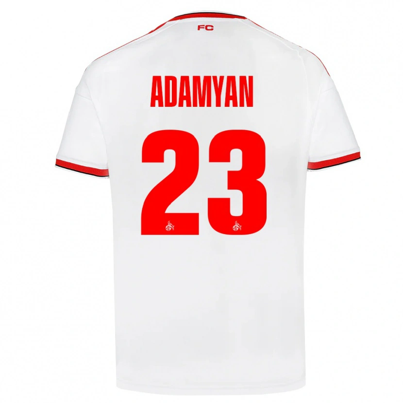 Danxen Femme Maillot Sargis Adamyan #23 Blanc Rouge Noir Tenues Domicile 2026/27 T-Shirt