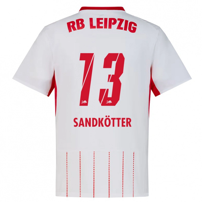 Danxen Femme Maillot Constantin Sandkötter #13 Rouge Blanc Jaune Tenues Domicile 2026/27 T-Shirt