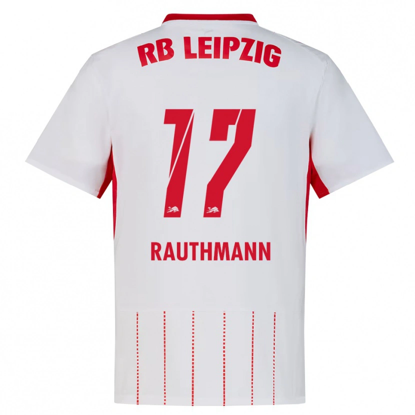 Danxen Femme Maillot Nick Rauthmann #17 Rouge Blanc Jaune Tenues Domicile 2026/27 T-Shirt