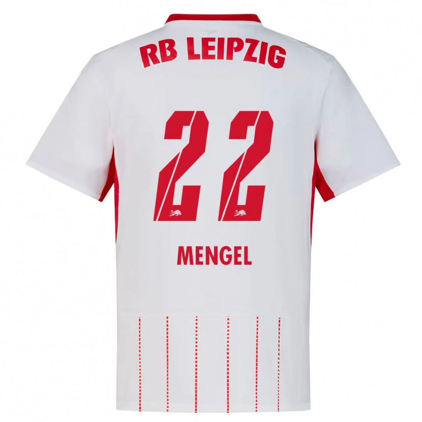 Danxen Femme Maillot Luca Mengel #22 Rouge Blanc Jaune Tenues Domicile 2026/27 T-Shirt