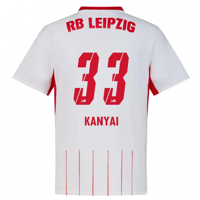 Danxen Femme Maillot János Kányai #33 Rouge Blanc Jaune Tenues Domicile 2026/27 T-Shirt