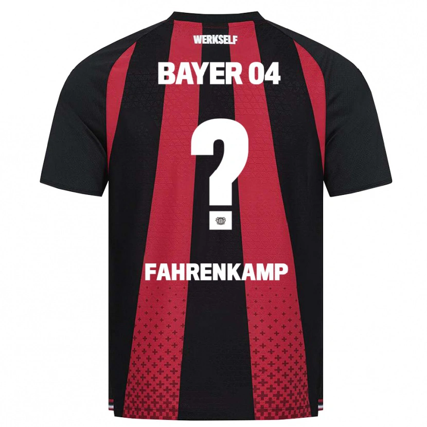 Danxen Femme Maillot Mike Fahrenkamp #0 Noir Blanc Rouge Tenues Domicile 2026/27 T-Shirt
