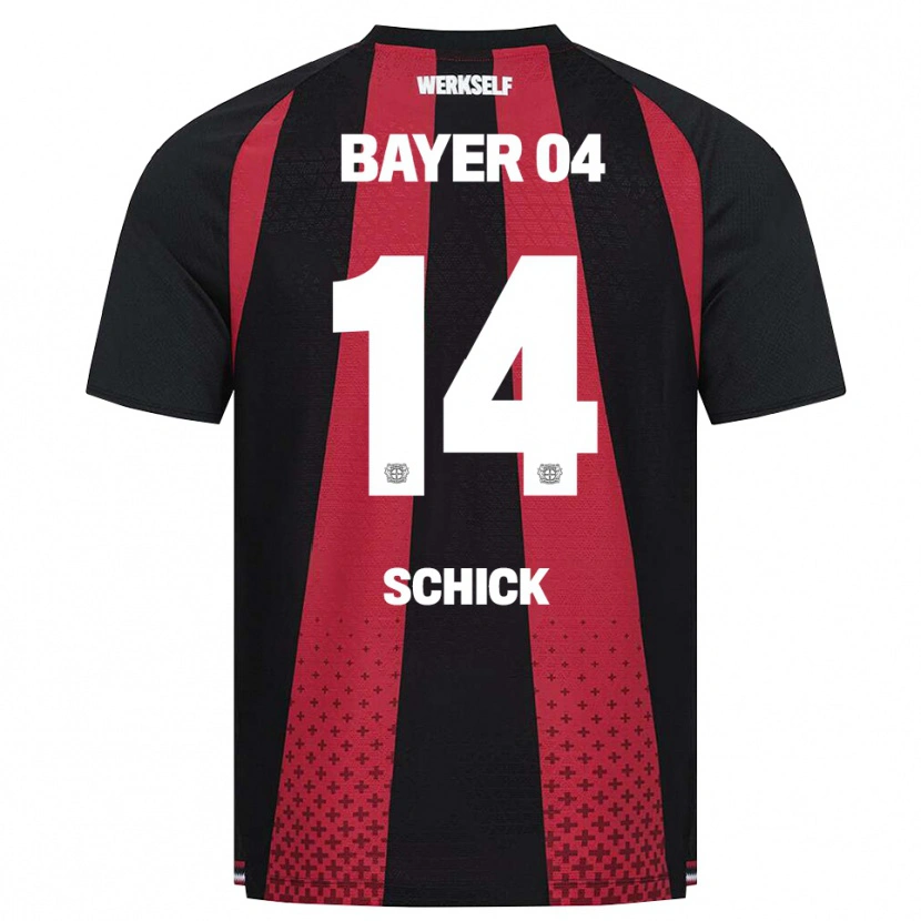 Danxen Femme Maillot Patrik Schick #14 Noir Blanc Rouge Tenues Domicile 2026/27 T-Shirt