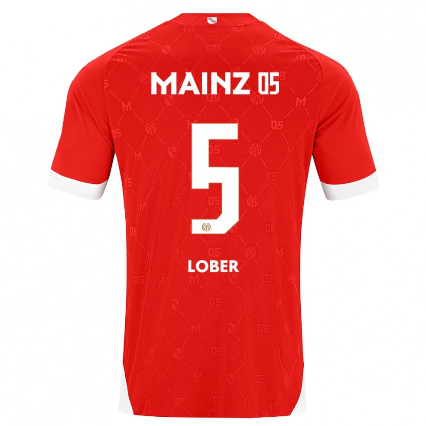 Danxen Femme Maillot Jana Löber #5 Rouge Blanc Tenues Domicile 2026/27 T-Shirt