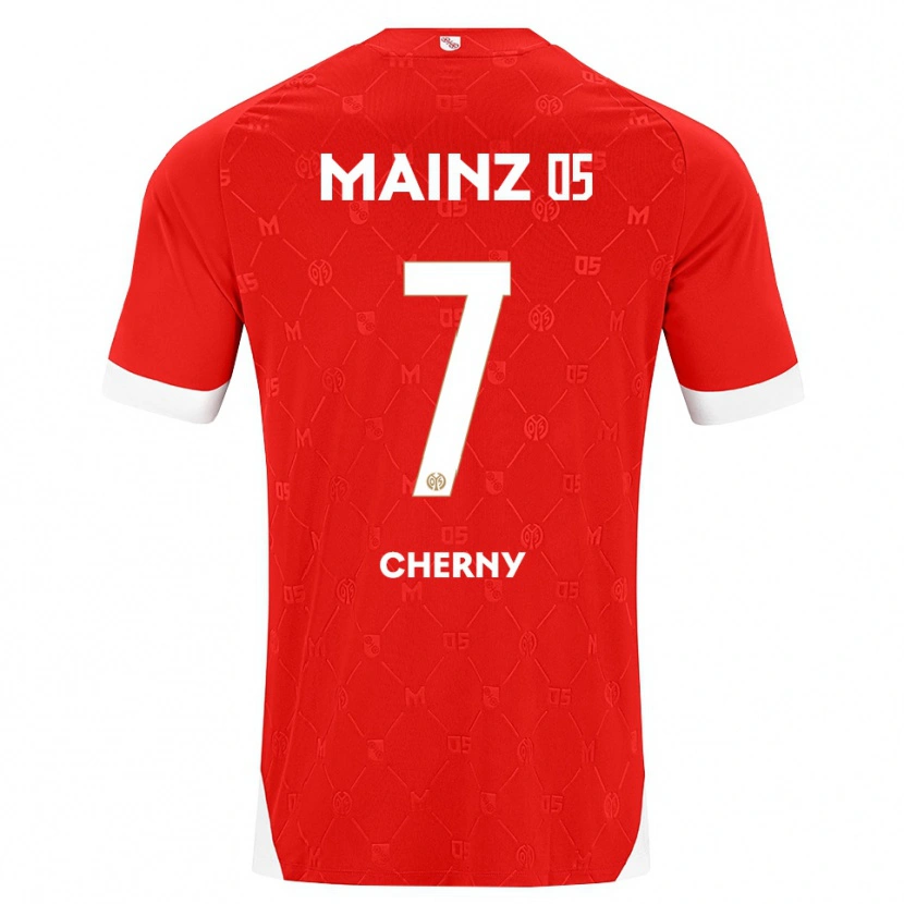 Danxen Femme Maillot Nick Cherny #7 Rouge Blanc Tenues Domicile 2026/27 T-Shirt