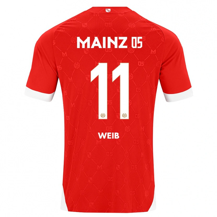 Danxen Femme Maillot Finja Weiß #11 Rouge Blanc Tenues Domicile 2026/27 T-Shirt