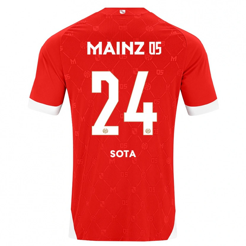 Danxen Femme Maillot Sota Kawasaki #24 Rouge Blanc Tenues Domicile 2026/27 T-Shirt