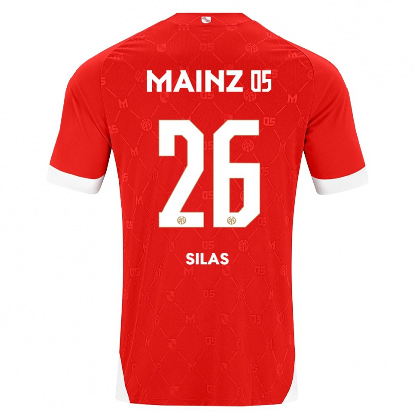 Danxen Femme Maillot Silas Katompa Mvumpa #26 Rouge Blanc Tenues Domicile 2026/27 T-Shirt