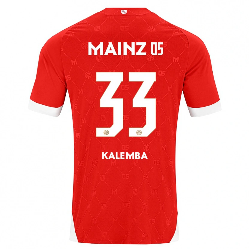 Danxen Femme Maillot Marcel Kalemba #33 Rouge Blanc Tenues Domicile 2026/27 T-Shirt