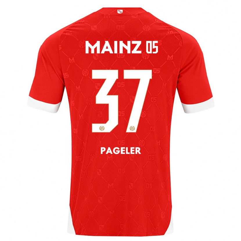 Danxen Femme Maillot Maja Pageler #37 Rouge Blanc Tenues Domicile 2026/27 T-Shirt