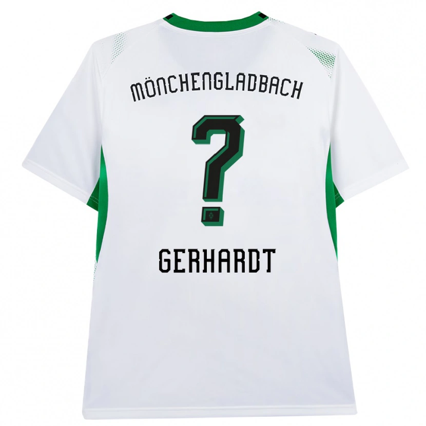 Danxen Femme Maillot Konstantin Gerhardt #0 Blanc Noir Vert Tenues Domicile 2026/27 T-Shirt